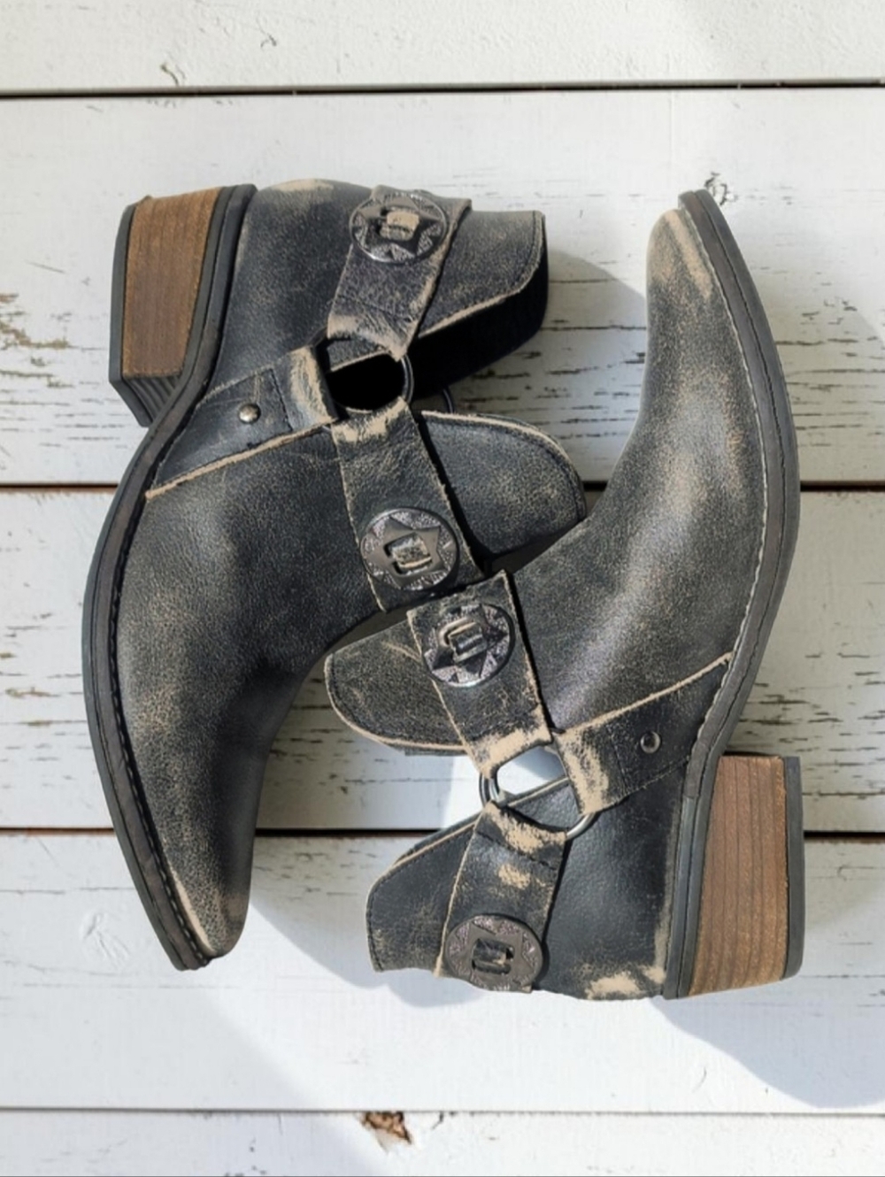 Chinese Laundry Austin Black Ankle Boots Size 8.5 Like New Condition